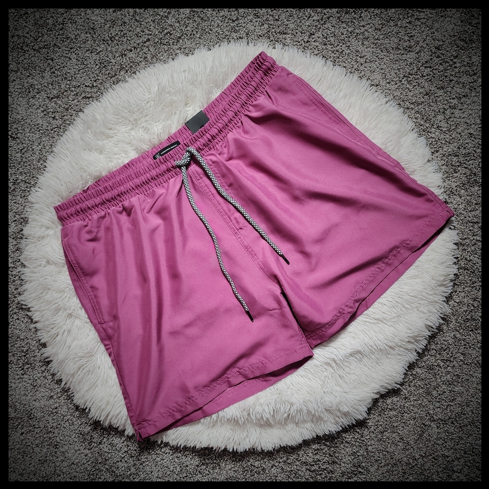 INC International Purple / Mauve Swim Trunks XL